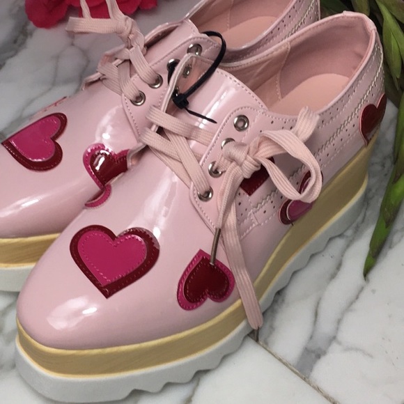 Sneakers Oxfords Platforms NWT Multi Sizes - Picture 4 of 6